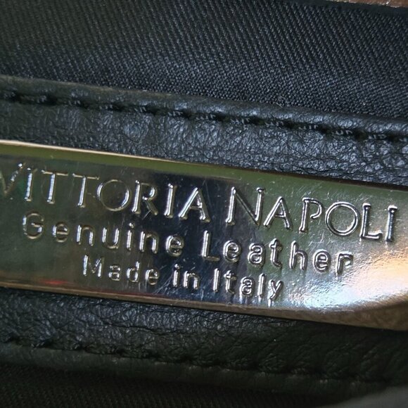 Vittoria Napoli NWOT Geri Platino Cinzano Leather Mini Convertible Mini Bag - Picture 10 of 10
